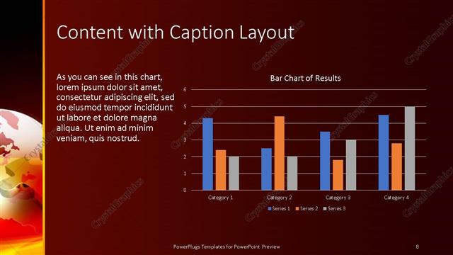 Content with Caption presentation slide layout