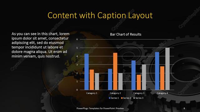 Content with Caption presentation slide layout