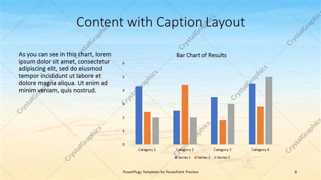 Content with Caption presentation slide layout