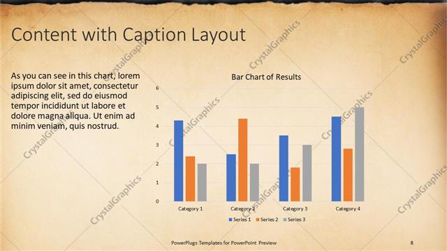 Content with Caption presentation slide layout