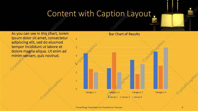 Content with Caption presentation slide layout