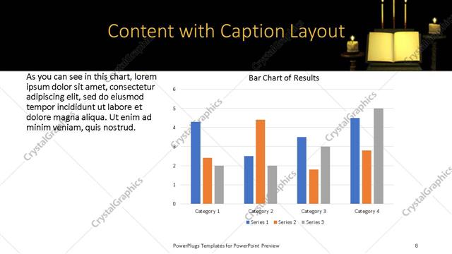 Content with Caption presentation slide layout
