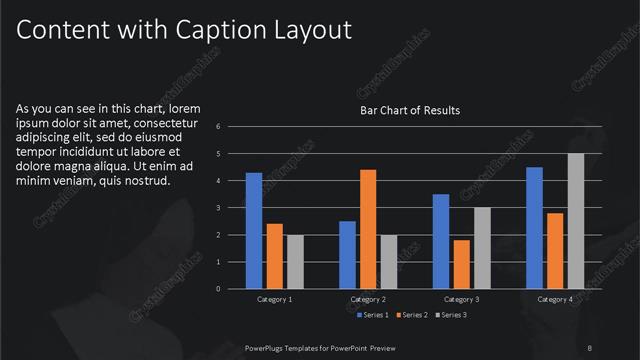 Content with Caption presentation slide layout