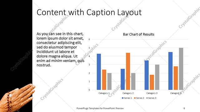 Content with Caption presentation slide layout