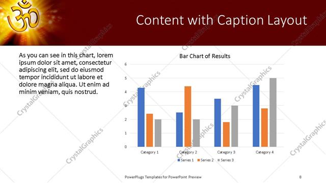 Content with Caption presentation slide layout