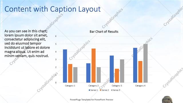 Content with Caption presentation slide layout