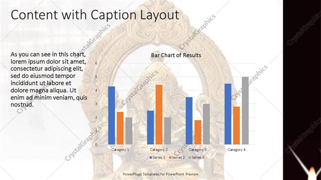 Content with Caption presentation slide layout