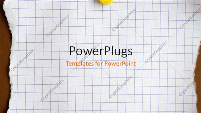  Presentation with wall - Reminder note attached to the wall with a drawing pin