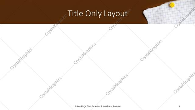 Title Only presentation slide layout