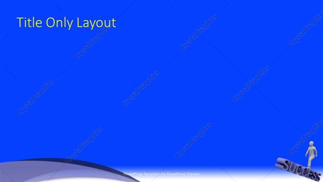 Title Only presentation slide layout