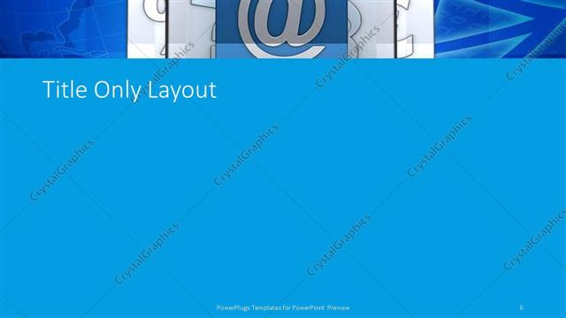 Title Only presentation slide layout