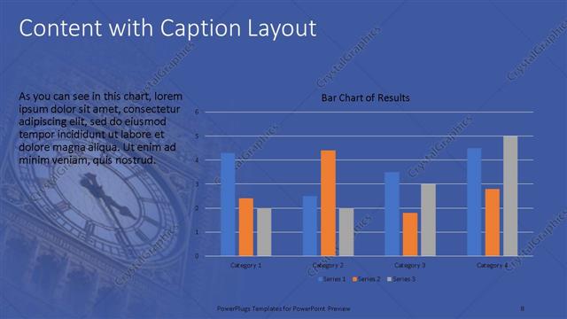 Content with Caption presentation slide layout