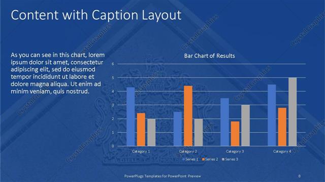 Content with Caption presentation slide layout
