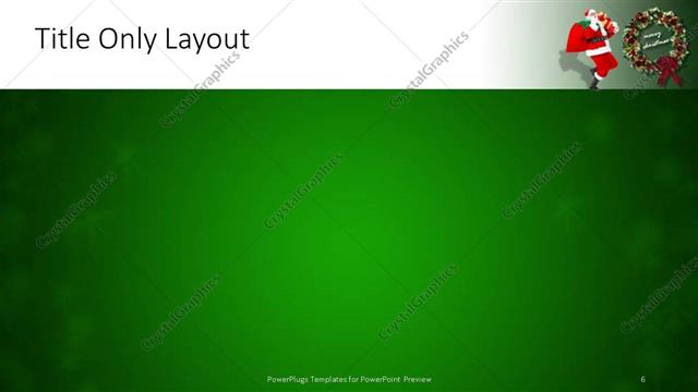 Title Only presentation slide layout