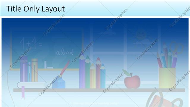 Title Only presentation slide layout