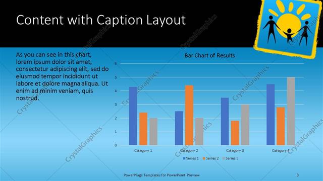 Content with Caption presentation slide layout