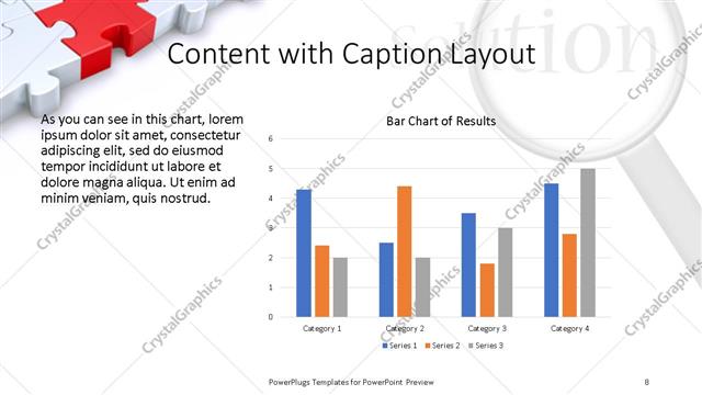 Content with Caption presentation slide layout