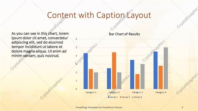 Content with Caption presentation slide layout