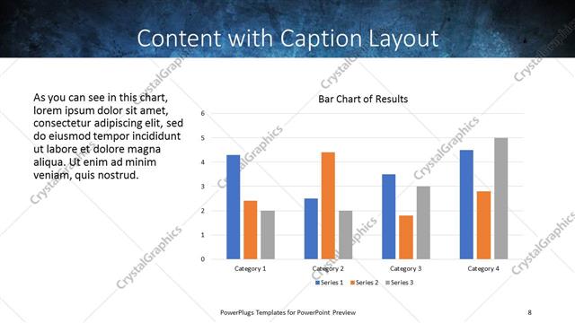 Content with Caption presentation slide layout