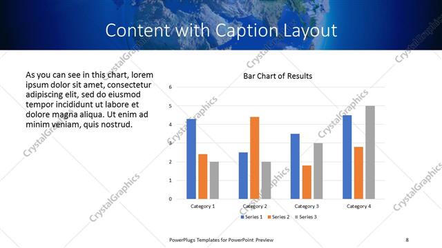 Content with Caption presentation slide layout