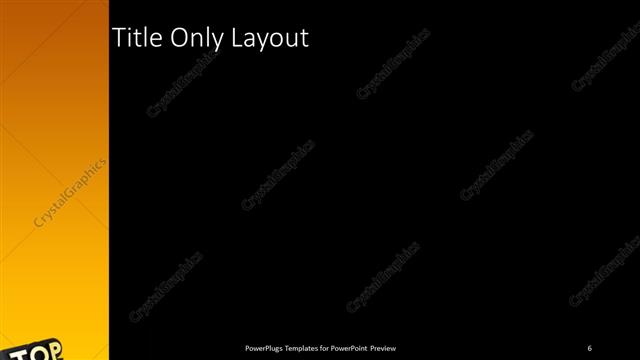 Title Only presentation slide layout