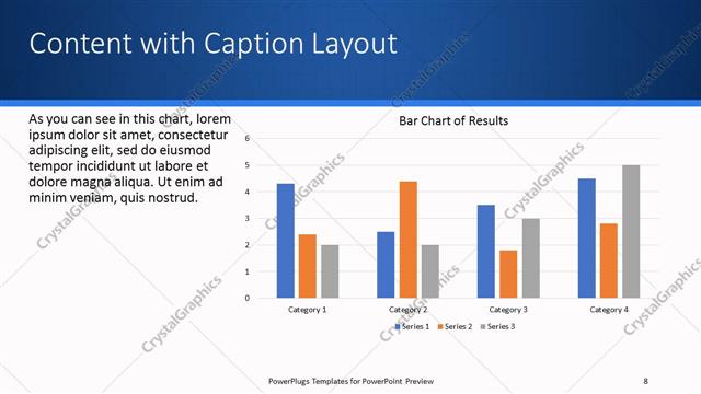 Content with Caption presentation slide layout