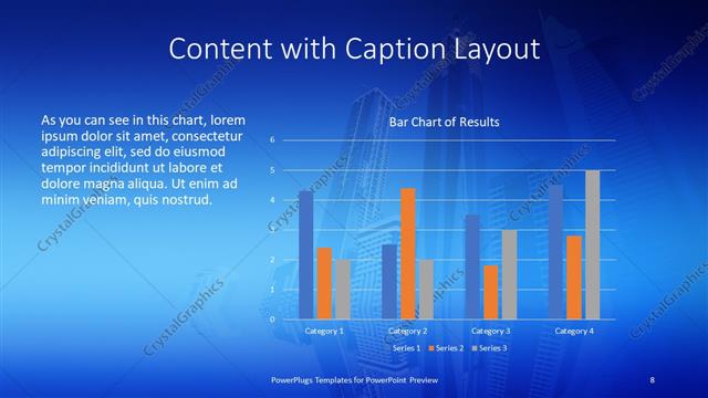 Content with Caption presentation slide layout