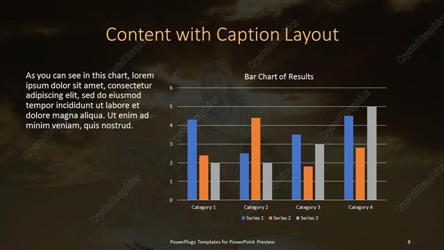 Content with Caption presentation slide layout