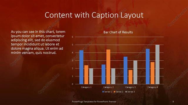 Content with Caption presentation slide layout