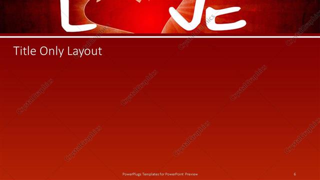 Title Only presentation slide layout