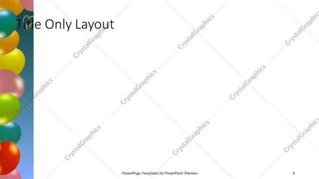 Title Only presentation slide layout