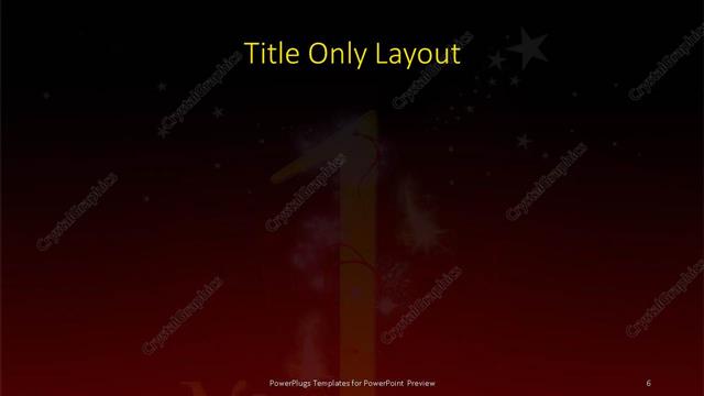 Title Only presentation slide layout