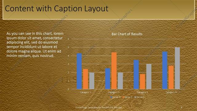 Content with Caption presentation slide layout