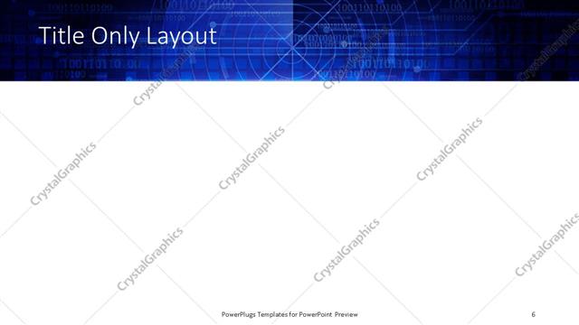 Title Only presentation slide layout