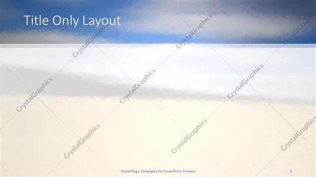 Title Only presentation slide layout