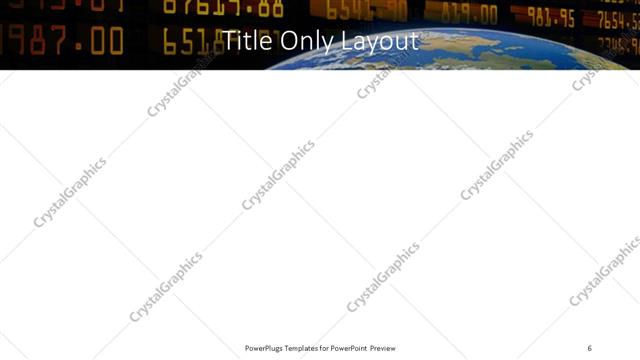 Title Only presentation slide layout