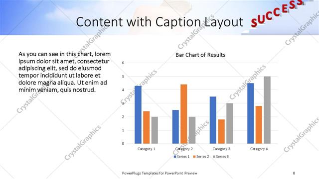 Content with Caption presentation slide layout