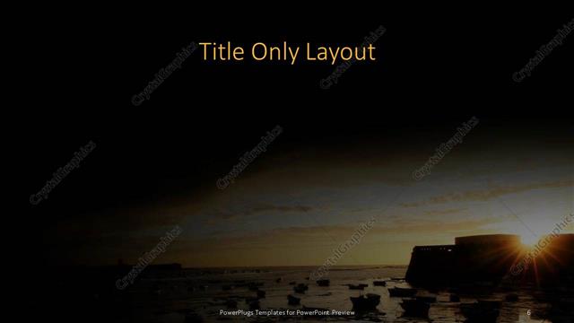 Title Only presentation slide layout