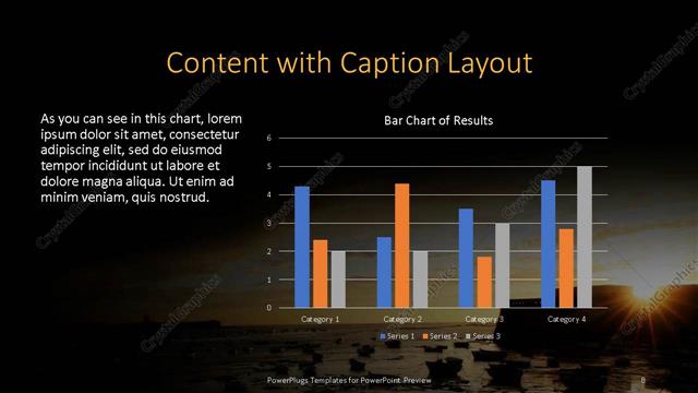 Content with Caption presentation slide layout