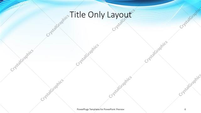 Title Only presentation slide layout