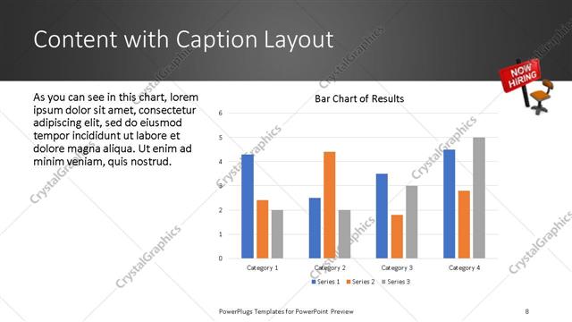 Content with Caption presentation slide layout