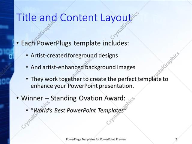 PowerPoint Template - Print Slide