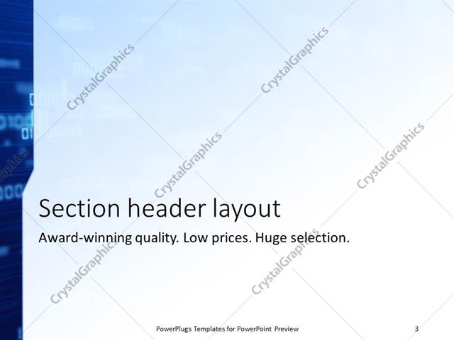 PowerPoint Template - Print Slide
