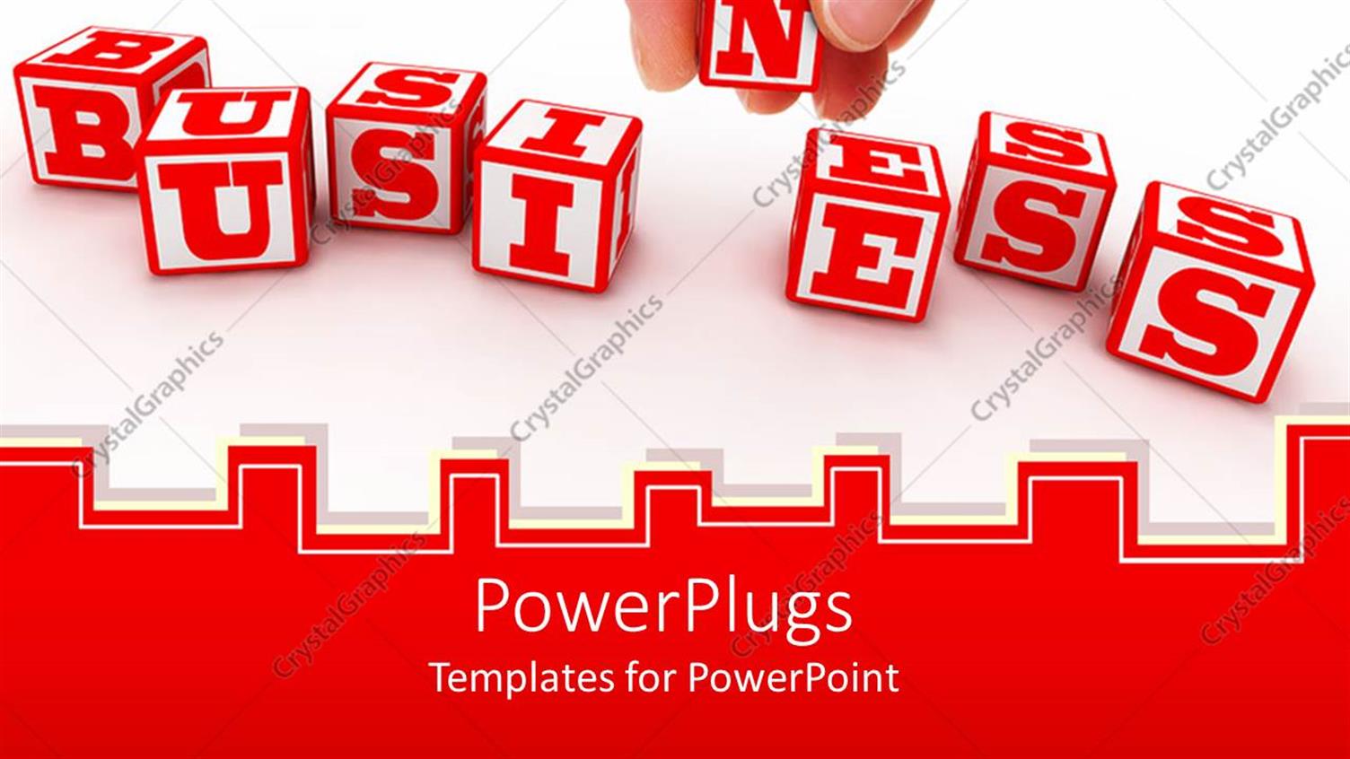 Featuring the Representation of the Word Business with the Help of Dices