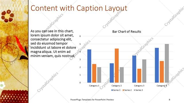 Content with Caption presentation slide layout