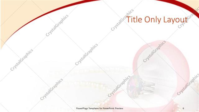 Title Only presentation slide layout