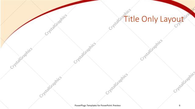 Title Only presentation slide layout
