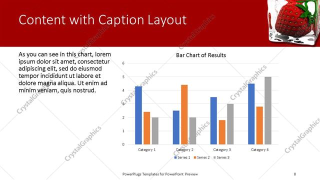 Content with Caption presentation slide layout