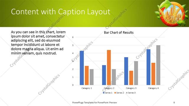 Content with Caption presentation slide layout