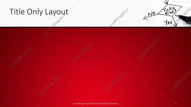 Title Only presentation slide layout